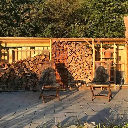 Eifelhausaufzeit-vulkaneifel-architekten-chalet Mit Sauna Im Vulkankrater *