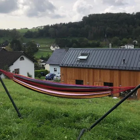 Eifelhausaufzeit-vulkaneifel-architekten-chalet Mit Sauna Im Vulkankrater * Immerath