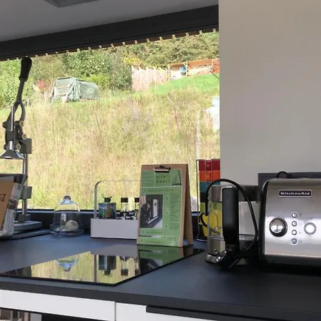 Modernes, Oekologisches Design In Der Eifel Vulkaneifel I 2 Schlafzimmer, Sauna, Yoga & Kaminofen, Schnelles Wlan & Arbeitsplatz Prázdninový dům *