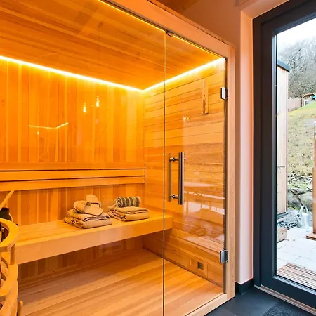 Eifelhausaufzeit-vulkaneifel-architekten-chalet Mit Sauna Im Vulkankrater Immerath